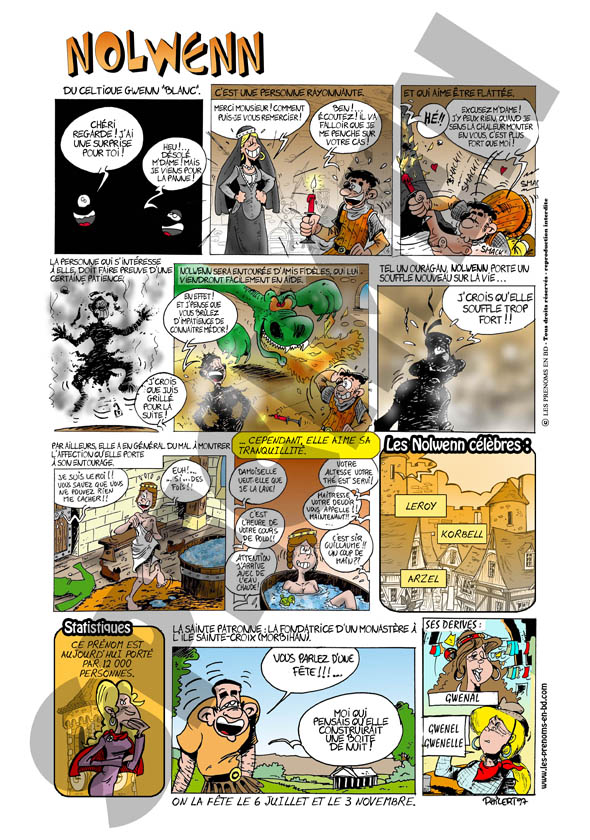 Nolwenn - Planche BD téléchargeable